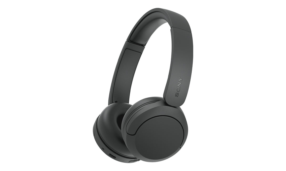 Sony WH-CH530 Wireless On-Ear Headphones - Black - angled view