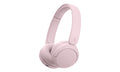 Sony WH-CH530 Wireless On-Ear Headphones - Pink - angled view