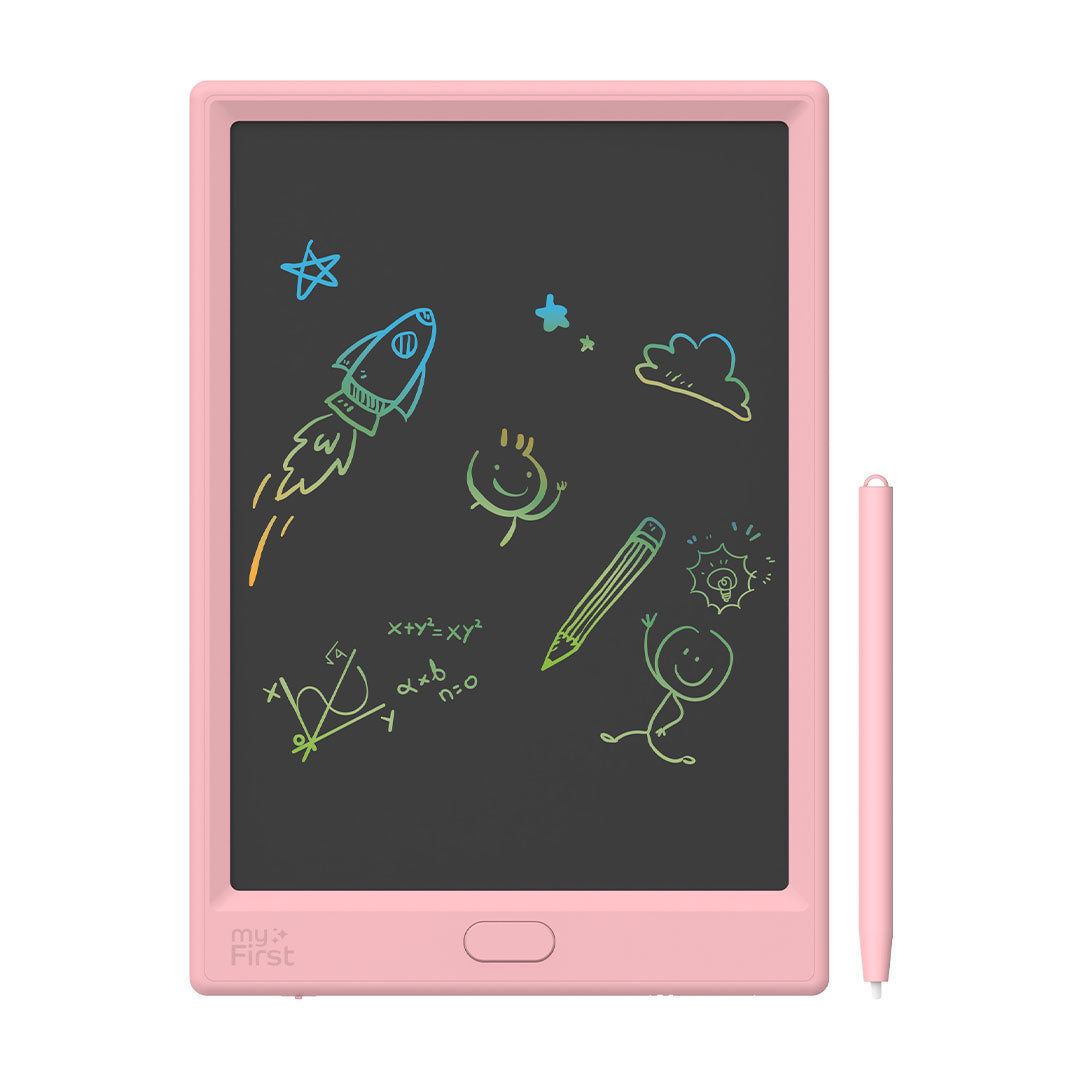 myFirst Sketch Pro Neo - 10" LCD Drawing Tablet with Pressure Stylus & Bluetooth - Pink | 256-FS1012SA-PK01