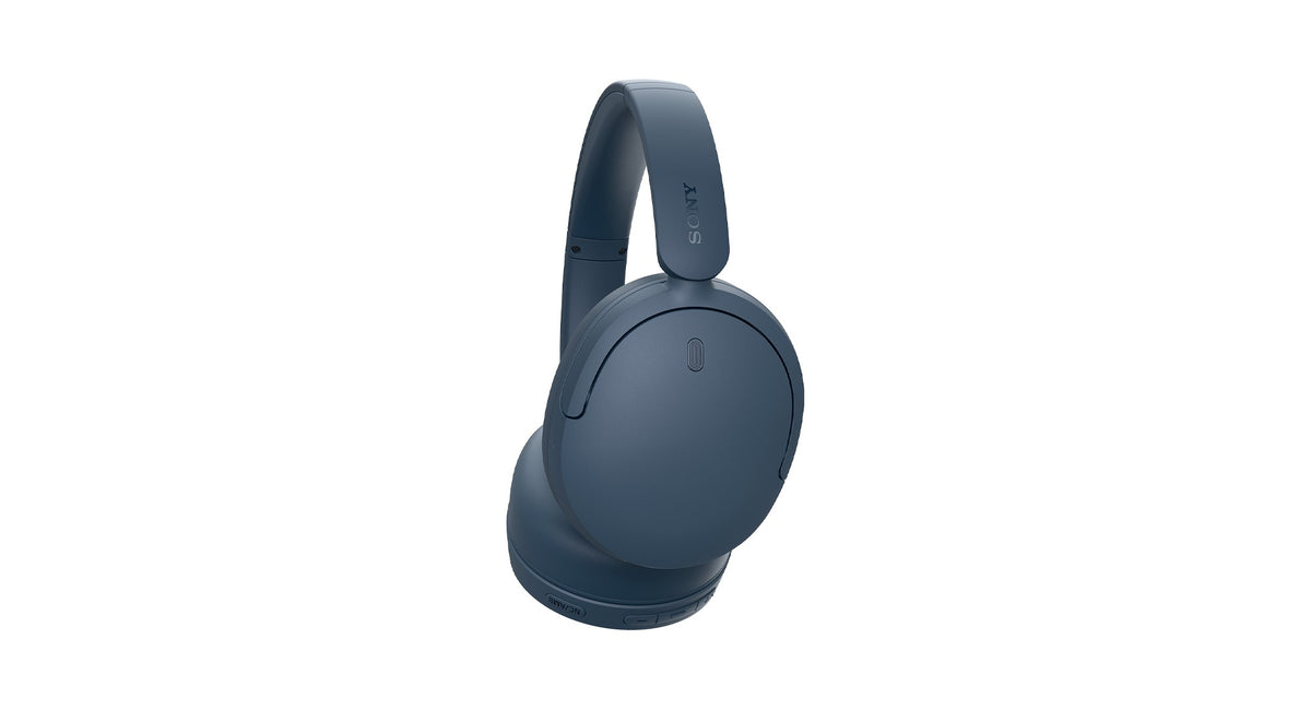 Sony WH-CH730N Wireless Noise Cancelling Headphones - Blue - three-quarter view