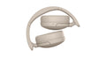Sony WH-CH730N Wireless Noise Cancelling Headphones - Beige - folded, side profile
