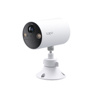 Tapo C410 wire-free indoor/outdoor security camera on adjustable ball-joint mount (single-unit detail shot)