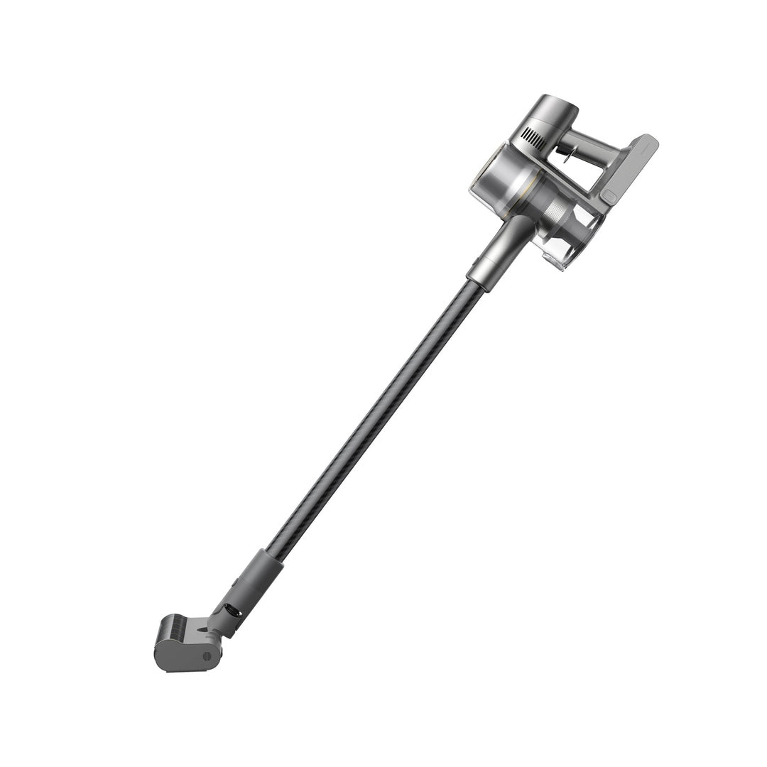 Dreame R20 VTV97A cordless stick vacuum with floor head lowered, side view