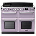 Rangemaster Estel Deluxe 110 Induction range cooker in Heather with Chrome trim