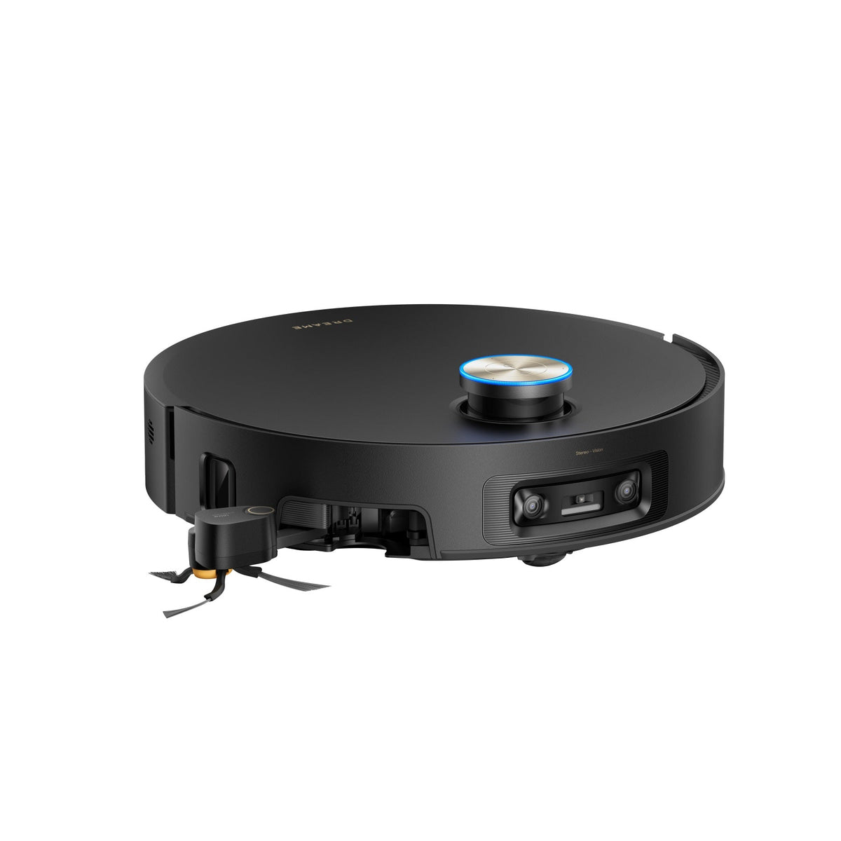 Dreame X60 Pro Ultra Complete Robot Vacuum Cleaner and Mop - Black - robot, side view