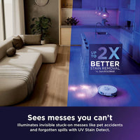 Shark PowerDetect UV Reveal 2-in-1 Vac & Mop Robot Vacuum White product image