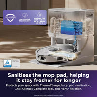 Shark PowerDetect UV Reveal 2-in-1 Vac & Mop Robot Vacuum White product image