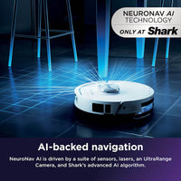 Shark PowerDetect UV Reveal 2-in-1 Vac & Mop Robot Vacuum White product image