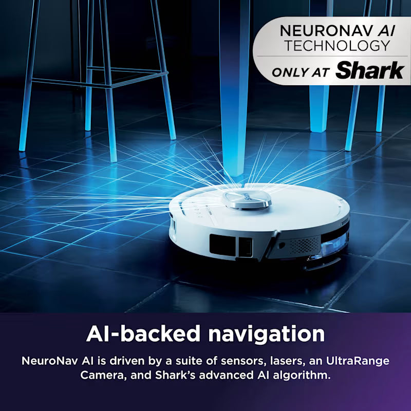 Shark PowerDetect UV Reveal 2-in-1 Vac & Mop Robot Vacuum White product image