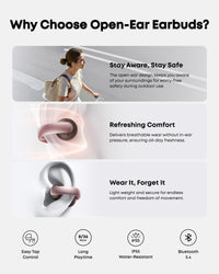 soundcore AeroClip Open-Ear Earbuds, Black - official product image