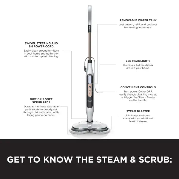 Shark Steam & Scrub Automatic Steam Mop with Steam Blaster product image