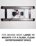 SANUS 9" TV Media In-Wall Box White - official product image