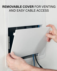 SANUS 17" TV Media In-Wall Box White - official product image