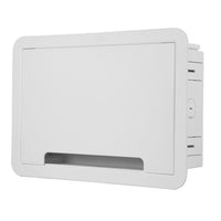 SANUS 9" TV Media In-Wall Box White - official product image