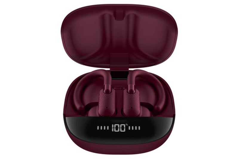 Mixx StreamBuds Sports Charge 2 TWS Earphones Burgundy | SBSC-02-BU-443