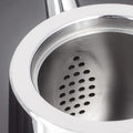 Stellar Art Deco Teapot SC52 strainer and spout interior macro detail