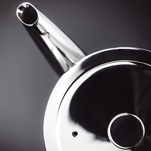 Stellar Art Deco Teapot SC52 top-down spout and body angle