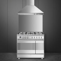 Smeg 90 cm Dual‑Fuel Cooker | SCB92MX8
