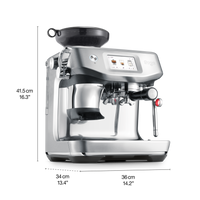 Sage Barista Touch Impress Bean-to-Cup Coffee Machine – Cold Extraction - Almond Nougat | SES882ALM4GUK1