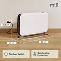 Mill Instant LED Portable Heater 2000W White product image