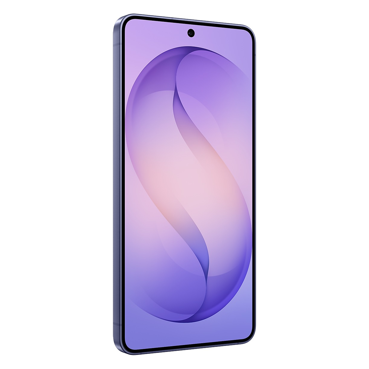 Samsung Galaxy S26 256GB 5G Smartphone - Cobalt Violet - front view, angled left