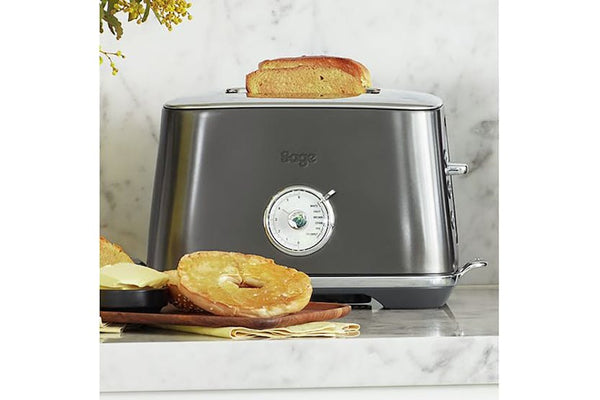 Sage Luxe 2 Slice Toaster Black Stainless Steel | STA735BST4GUK1