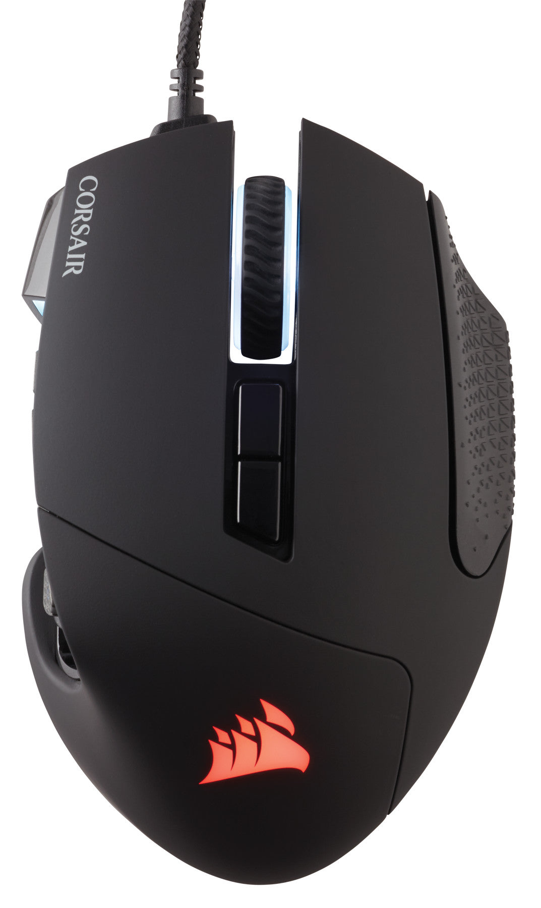 Corsair Scimitar RGB Elite Wired MOBA/MMO Gaming Mouse - Black - top view