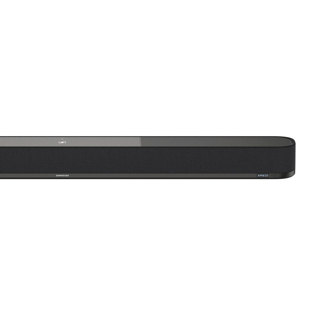 Sennheiser AMBEO Soundbar Plus Black — front view, white background