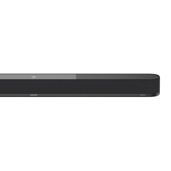 Sennheiser AMBEO Soundbar Plus Black — front view, white background