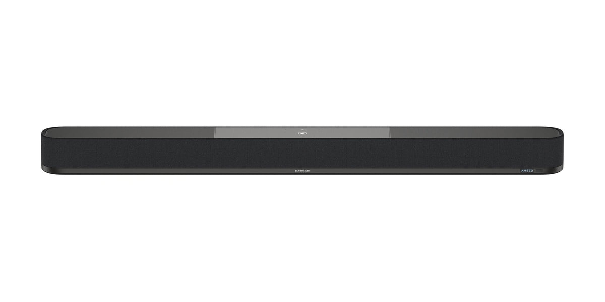 Sennheiser AMBEO Soundbar Plus Black — straight-on center front view