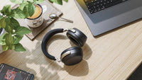 Sennheiser HDB 630 Wireless ANC Headphones Black — lifestyle, office setting