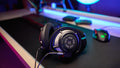 Sennheiser HD 800 S Open-Back Headphones — lifestyle, gaming setup