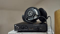 Sennheiser HD 800 S Open-Back Headphones — shown with HDV 820 amplifier