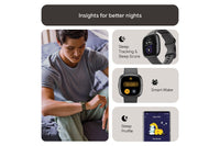 Fitbit Sense 2 - Advanced Health Smartwatch with cEDA Stress Sensor & GPS - Shadow Grey/Graphite | 79-FB521BKGB