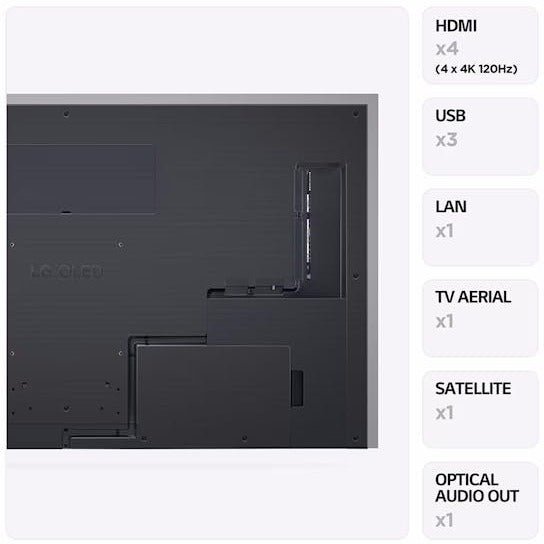 LG 65" G36 OLED EVO 4K Smart Television | OLED65G36LA.AEK
