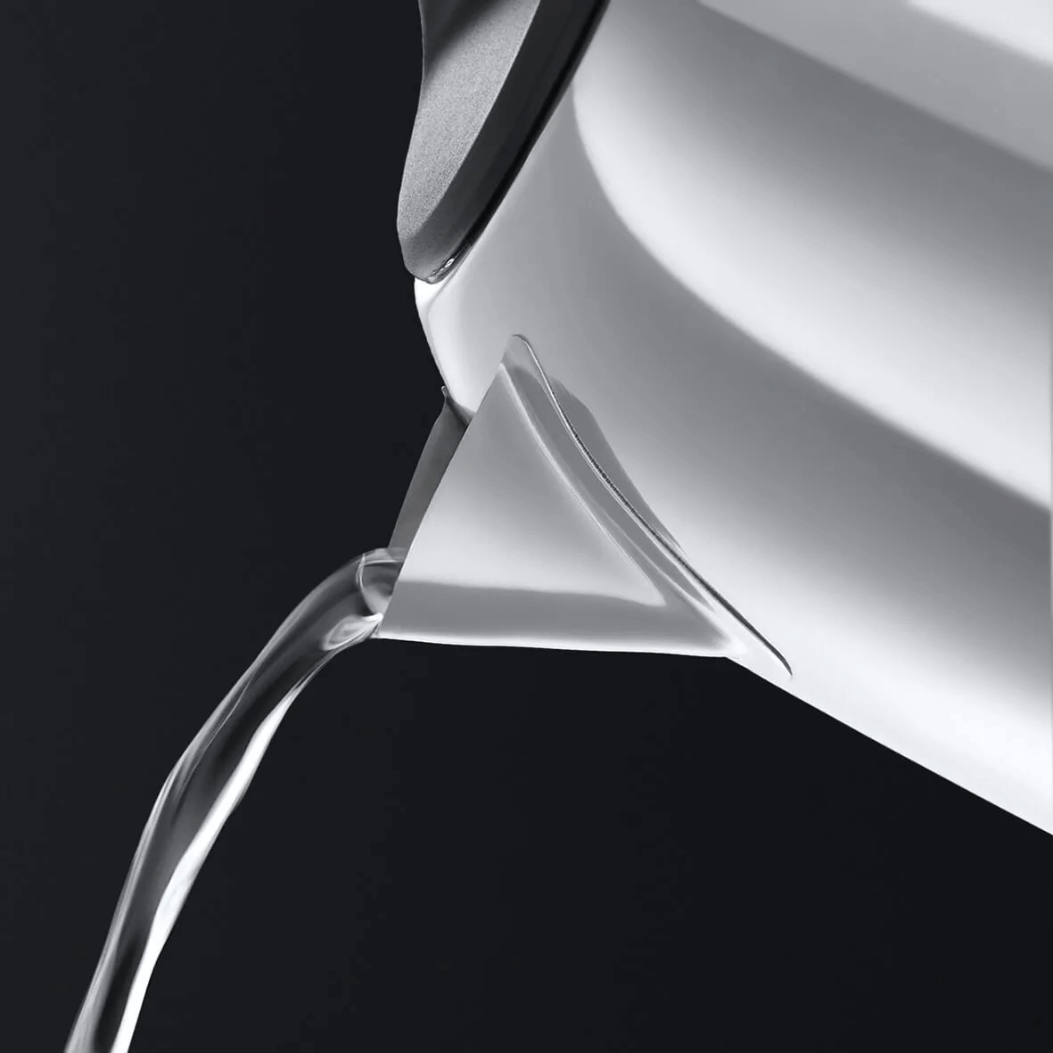 Russell Hobbs Snowdon 1.7L Kettle 3000W - Brushed Stainless Steel - cut-out view