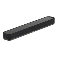 Sennheiser AMBEO Soundbar Mini Black — 3/4 angle, compact and sleek design