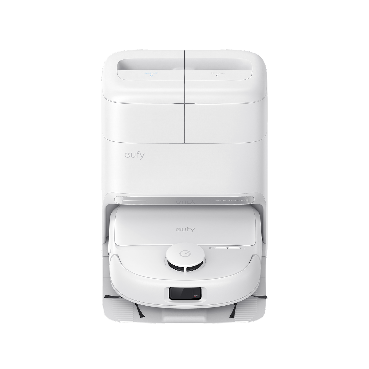 eufy Omni C28 Robot Vacuum & Mop with Extra Dust Bags, White - official product image