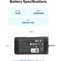 Eufy RoboVac Replacement Battery Pack | T29D8011 Eufy Vacuum Accessories Euronics Ireland