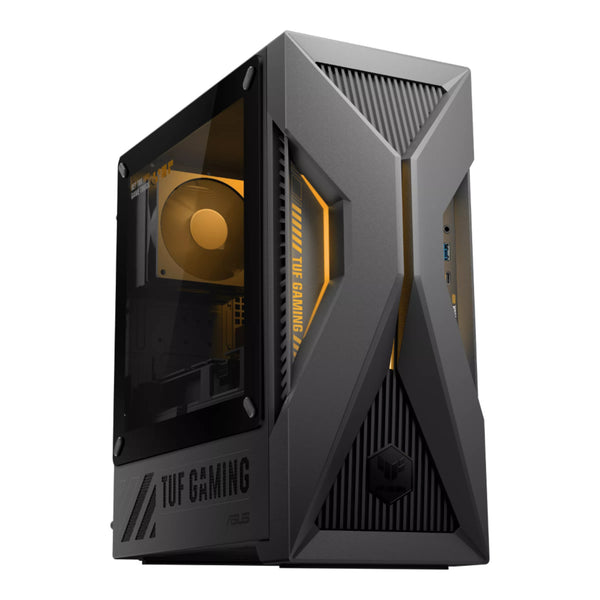 ASUS TUF Gaming T500 gaming desktop PC in Solar Eclipse Gray