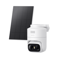eufyCam C37 2K Security Camera with Solar Panel, White - official product image