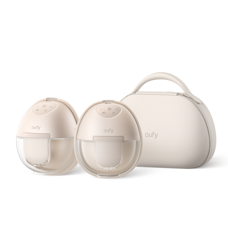 eufy Wearable Breast Pump S1 Pro, Brown - official product image