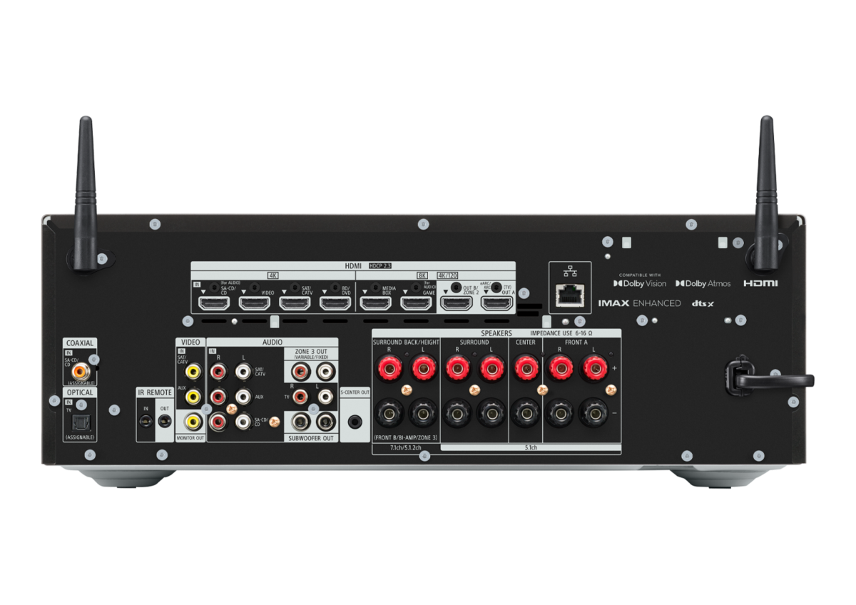 Sony TA-AN1000 7.2ch 8K AV Amplifier - Black - product view