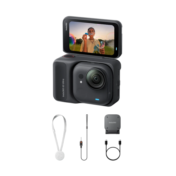 Insta360 GO Ultra 4K Wearable Action Camera Black | CINSABEA