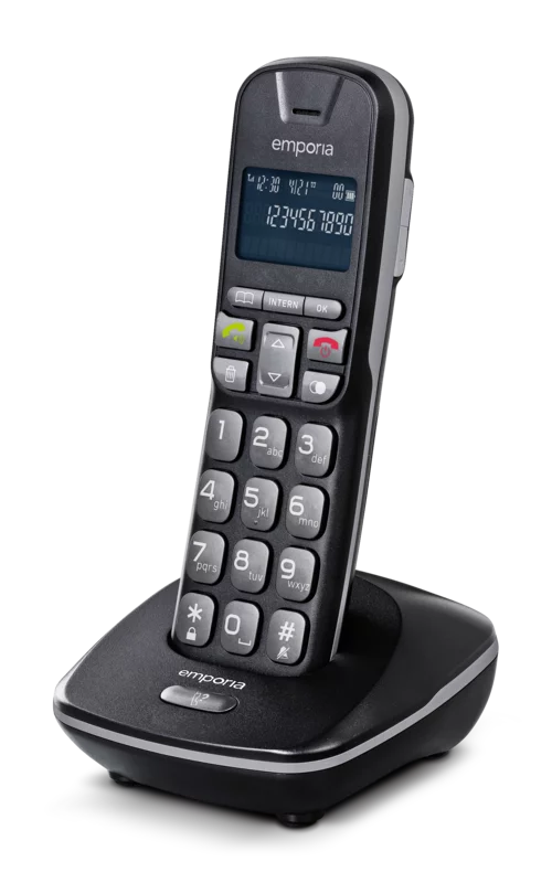 Emporia Talkhome Add-on Cordless DECT Landline Big Button Phone