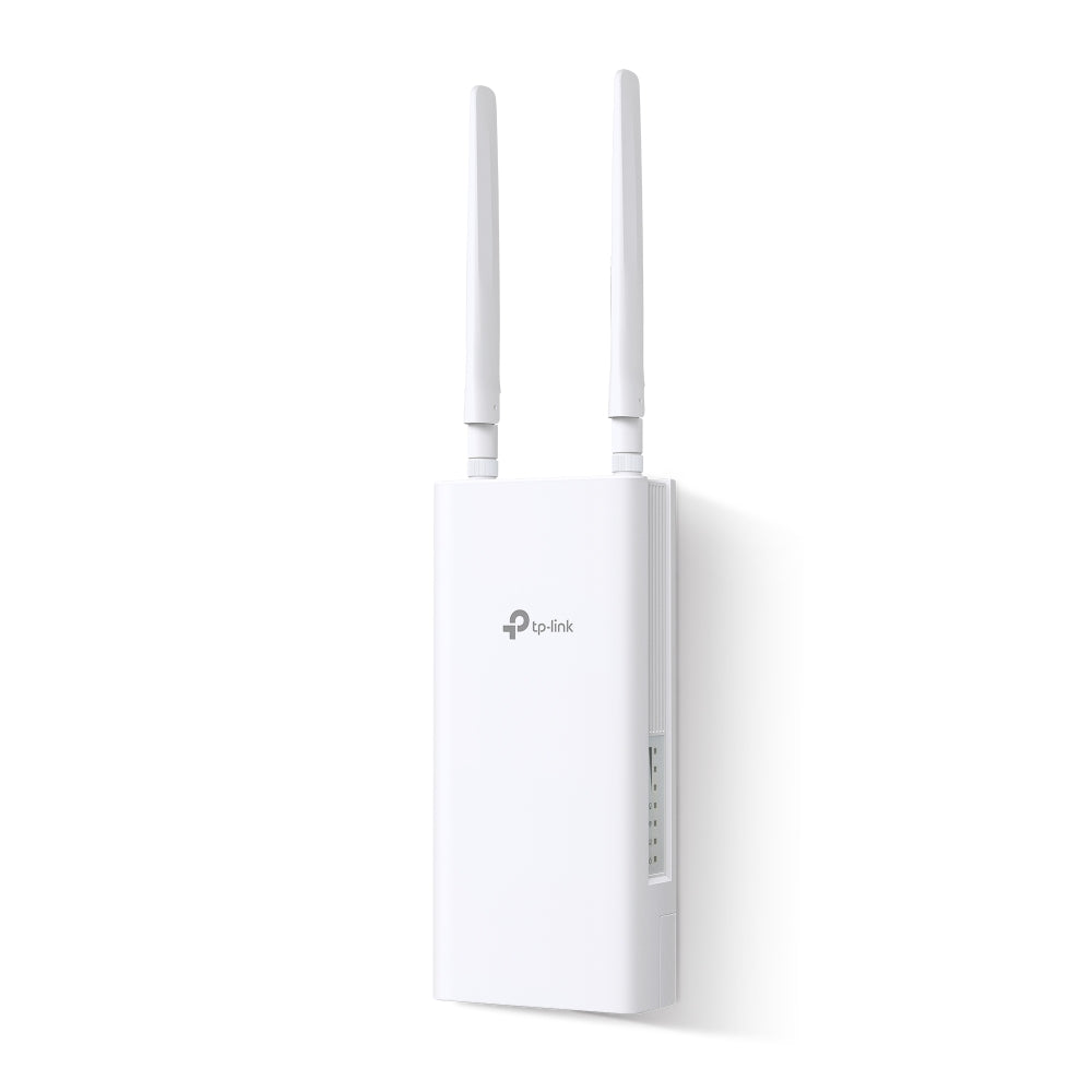 TP-Link TL-MR100-Outdoor 4G LTE outdoor router — front angle view