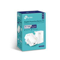 TP-Link TL-PA7017 KIT AV1000 Powerline Starter Kit — packaging, two units shown