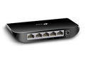 TP-Link TL-SG1005D 5 port Desktop Gigabit Switch — back view showing 5 RJ45 ports and power jack