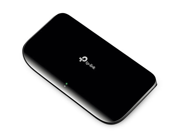 TP-Link TL-SG1008D 8 port Desktop Gigabit Switch — product view, alternate angle