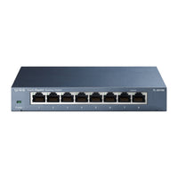 TP-Link TL-SG108 8 port Steel Gigabit Switch — product view, 8 ports visible